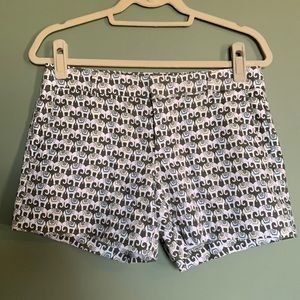 Size 4 shorts with elephants fabric by Banana Republic